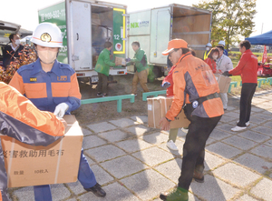 緊急生活物資の搬送 == 株式会社伝書鳩｜経済の伝書鳩｜北見・網走・オホーツクのフリーペーパー ==