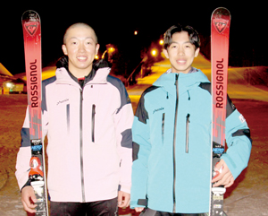 意欲を燃やす芳賀選手(右)と長嶋選手(左) == 株式会社伝書鳩｜経済の伝書鳩｜北見・網走・オホーツクのフリーペーパー ==