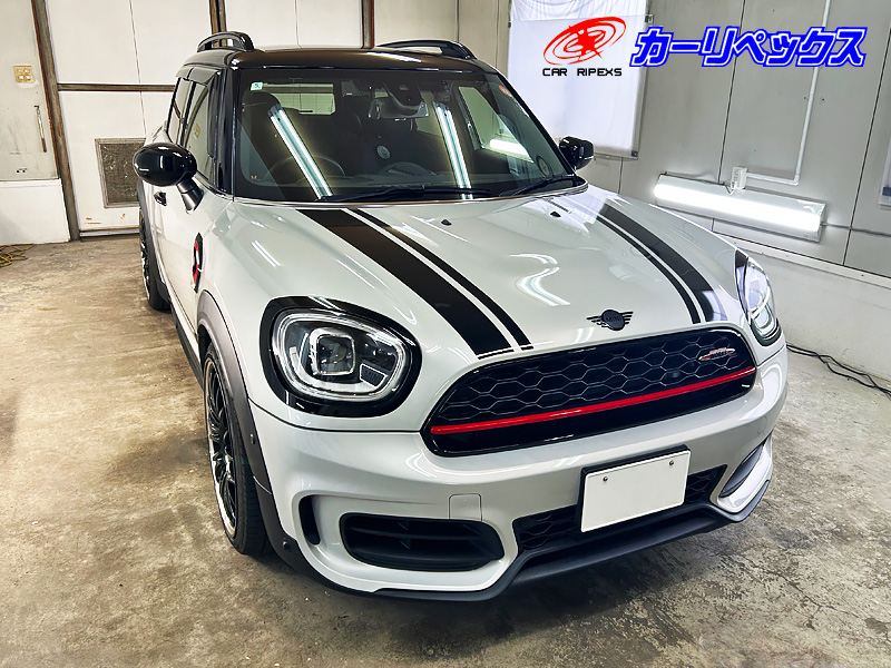 MINI JCW|コーティング施工|北海道・北見市|カーリペックス 【北海道・北見市|カーリペックス|自動車ガラス・リペア・ガラス交換・コーティング・カーコーティング・カーフィルム・エシュロン・車内クリーニング・純水・純水器・洗車】コーティング施工例