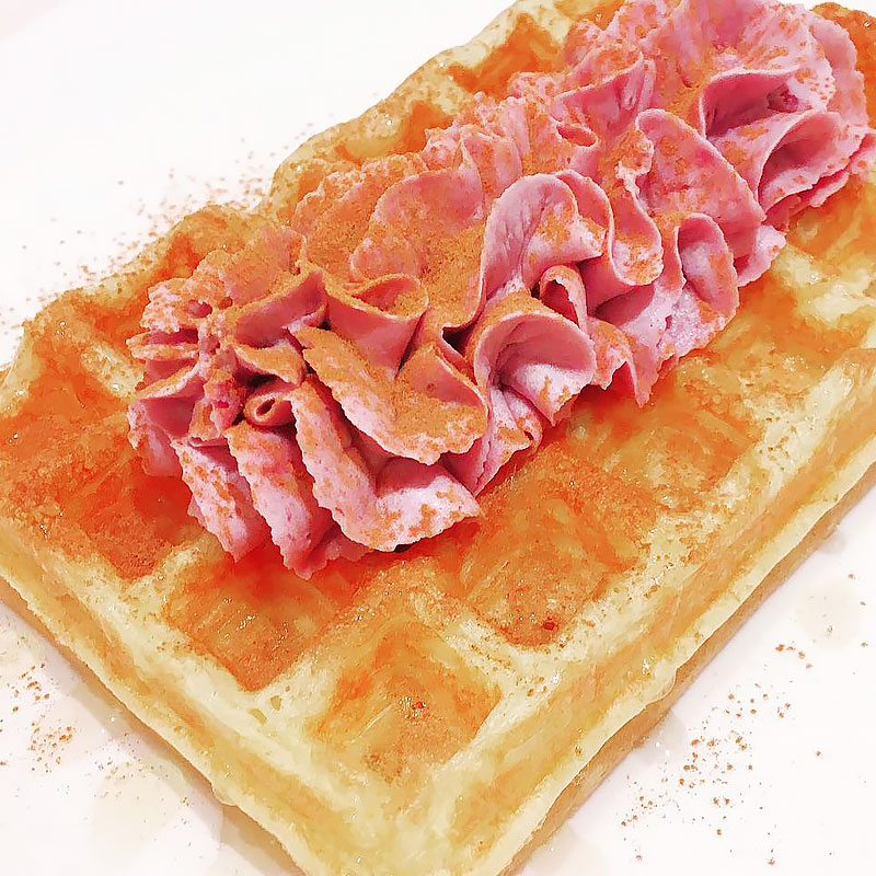 【北海道北見市｜北海道ベイク｜Do Waffle!｜ベルギーワッフル｜移動販売｜キッチンカー】さわやかハニーレモン850円