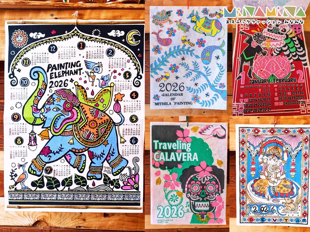 【北海道網走市呼人｜エスニックファッションアジアン雑貨 みなみな｜エスタシオン・かぐらやロール】店内