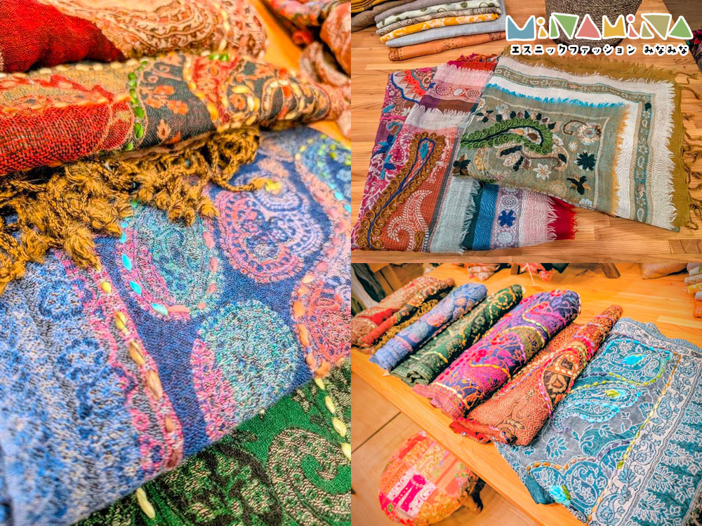 【北海道網走市呼人｜エスニックファッションアジアン雑貨 みなみな｜エスタシオン・かぐらやロール】店内