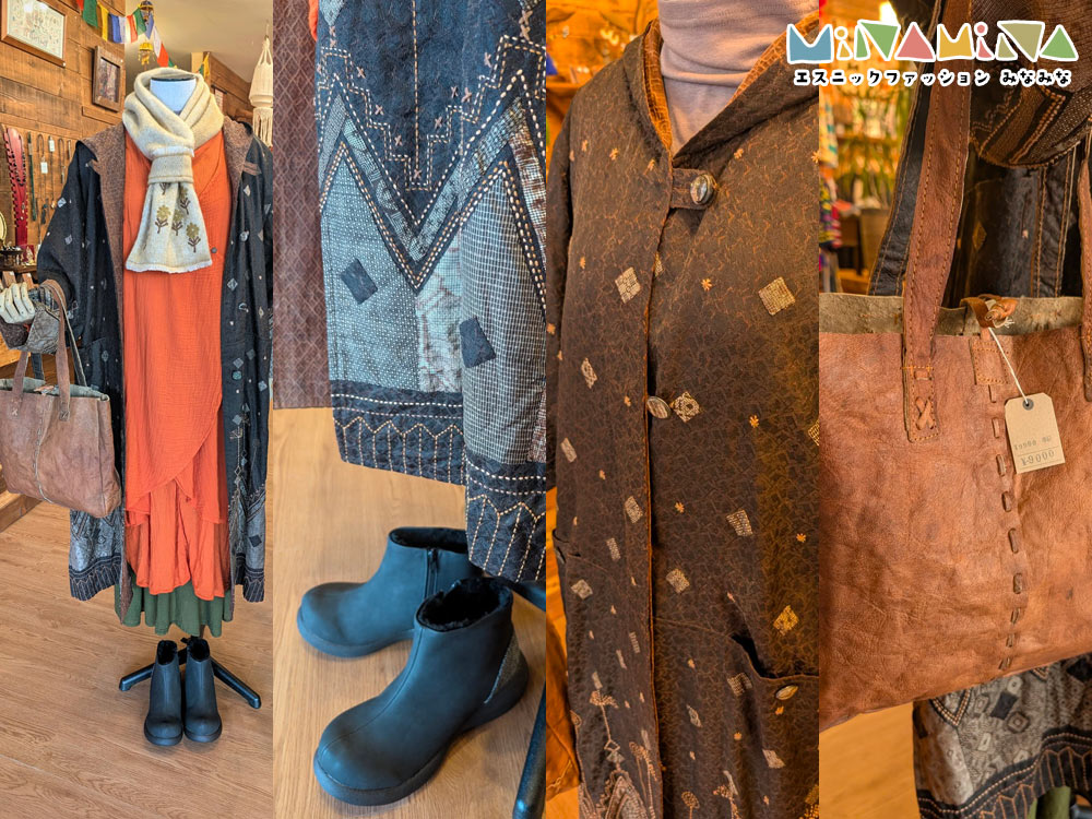 【北海道網走市呼人｜エスニックファッションアジアン雑貨 みなみな｜エスタシオン・かぐらやロール】店内