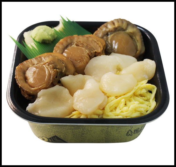 ホタテ2色丼【北海道北見市|北の魚河岸 丼丸|どんまる、海鮮丼、テイクアウト、海産物】