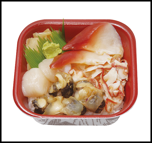 貝づくし丼【北海道北見市|北の魚河岸 丼丸|どんまる、海鮮丼、テイクアウト、海産物】