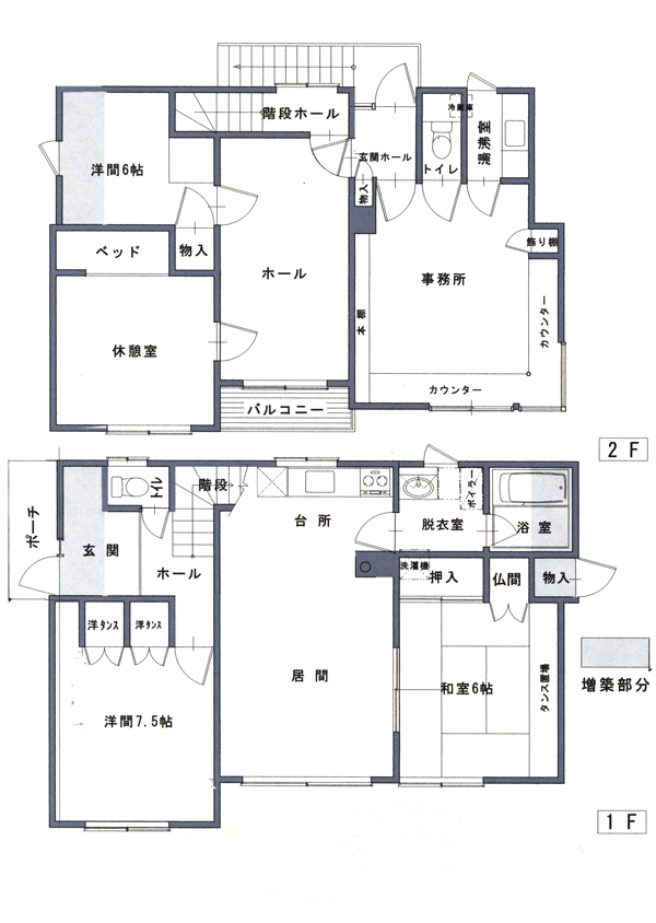 【北海道北見市|川嶋一級建築士事務所|お家、お店、建築、デザイン、設計、リノベーション、商業施設】リノベーション間取り