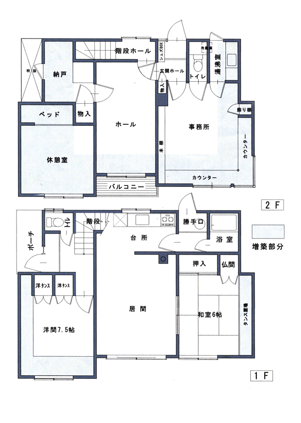 【北海道北見市|川嶋一級建築士事務所|お家、お店、建築、デザイン、設計、リノベーション、商業施設】リノベーション1段階間取り